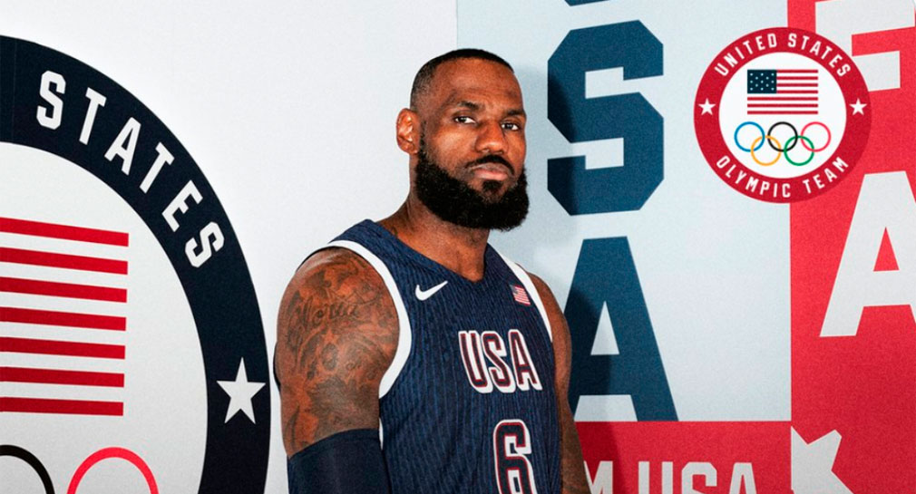 LeBron James será abanderado de delegación olímpica de EEUU para París 2024