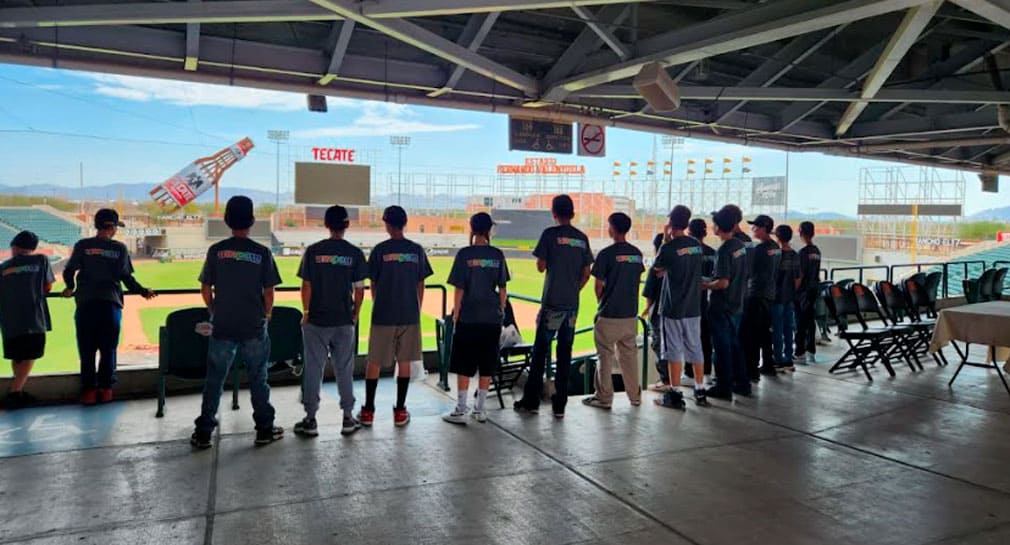 Conviven menores infractores con deportistas en el estadio Fernando Valenzuela, en Hermosillo