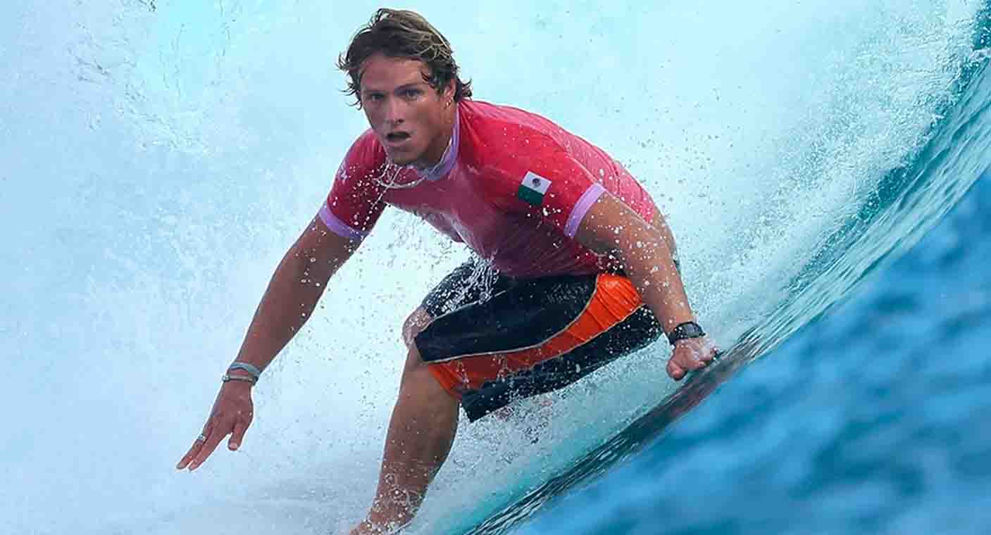 Mexicano Alan Cleland queda fuera del surf en Juegos Olímpicos de París 2024