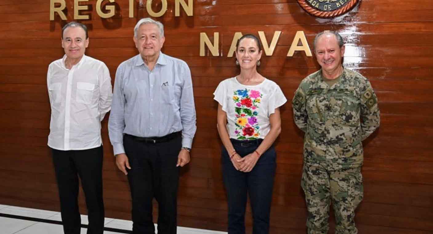 Supervisan Sheinbaum, AMLO y Durazo avances en modernización del Puerto de Guaymas