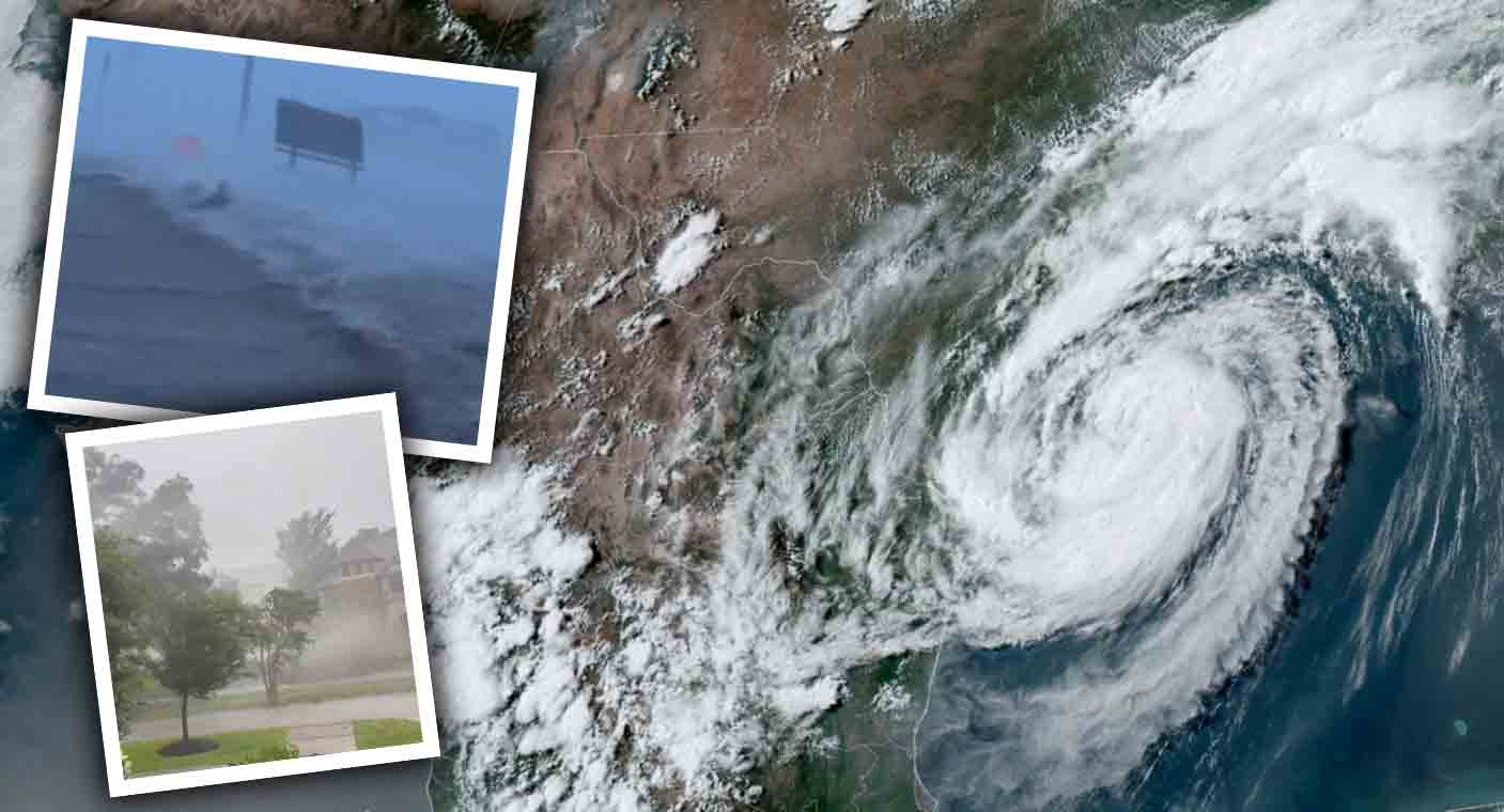 Huracán ‘Beryl’ toca tierra en Texas con fuertes lluvias y provoca apagones y daños en ciudades (VIDEOS)