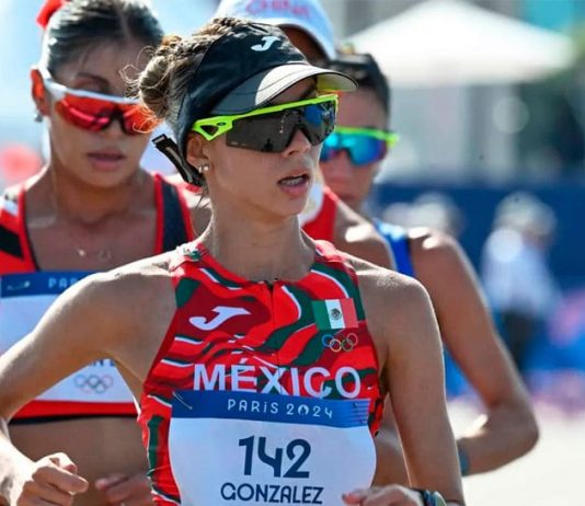 Mexicana Alegna González termina en el Top 5 de la marcha 20 km de París 2024