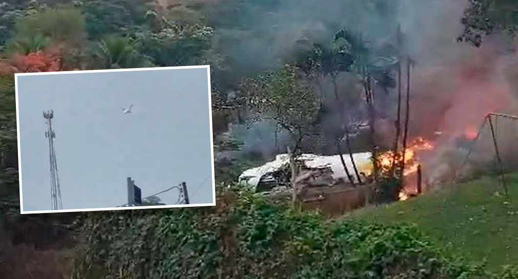 Se estrella avión en Brasil con 58 pasajeros y 4 tripulantes a bordo (VIDEO)