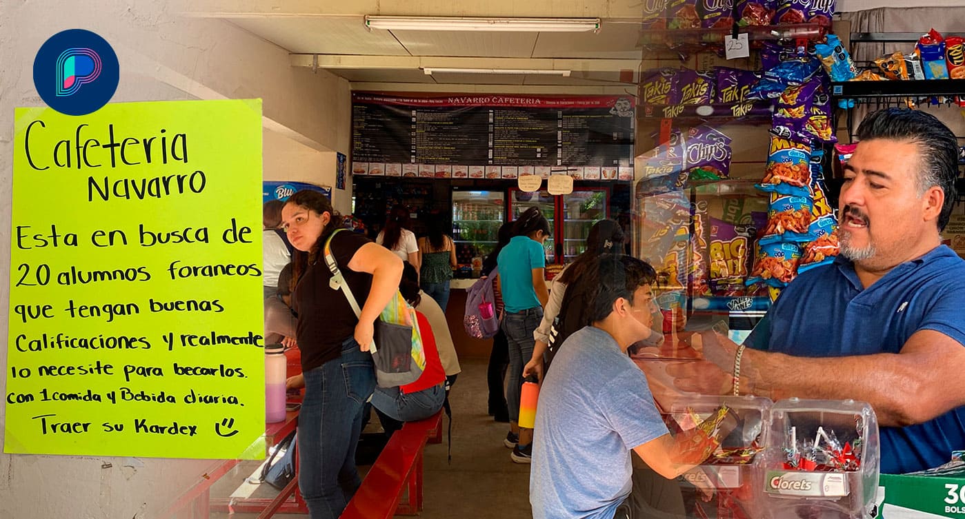 Cafetería Navarro busca becar al menos 20 estudiantes foráneos de Unison en Hermosillo por sexto semestre consecutivo