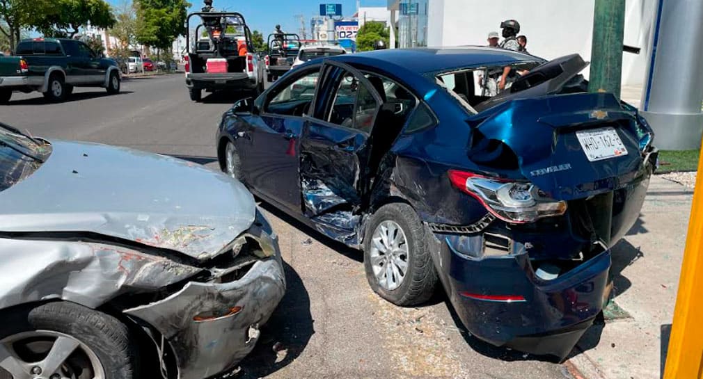 Choque entre Navarrete y Reforma deja un lesionado en Hermosillo