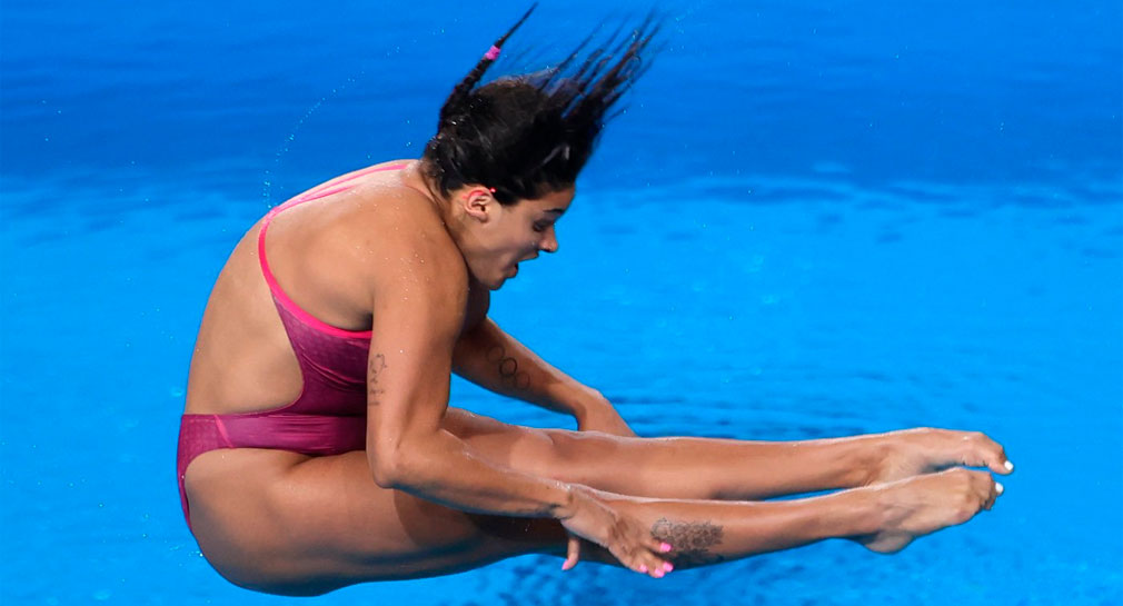 Califican mexicanas Aranza Vásquez y Alejandra Astudillo a semifinal de trampolín 3m individual de París 2024