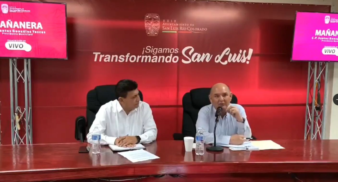 Alcalde de SLRC, Sonora, pide quitar micrófono a reportero ante pregunta incómoda y se enfrentan (VIDEO)