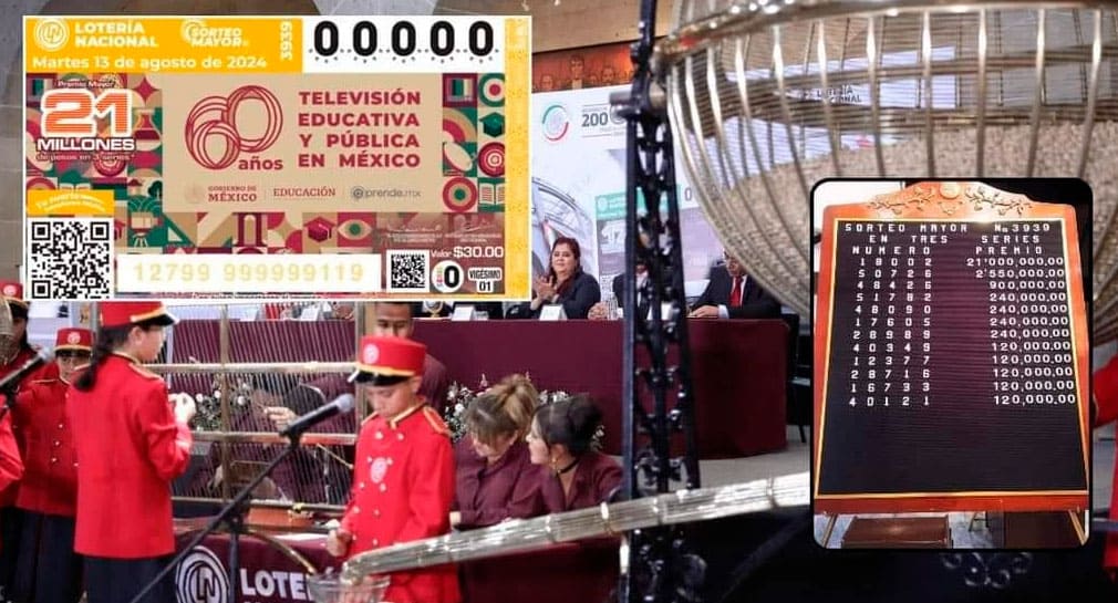 Sale de Hermosillo el Premio Mayor de la Lotería Mayor, con 21 mdp