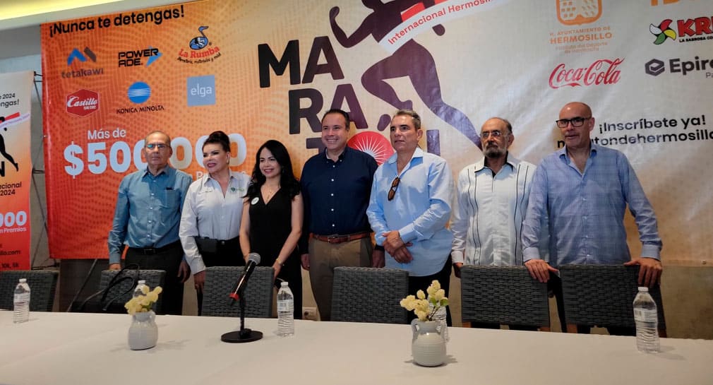 Anuncian Maratón Internacional de Hermosillo 2024 para diciembre, con nuevas rutas y bolsa de premios de 500 mil pesos
