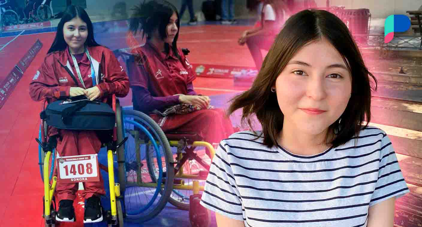 Denise Rodríguez, joven con distrofia muscular, ha sido ganadora de oro y plata en juegos paranacionales; ahora busca convertirse en ingeniera en Unison