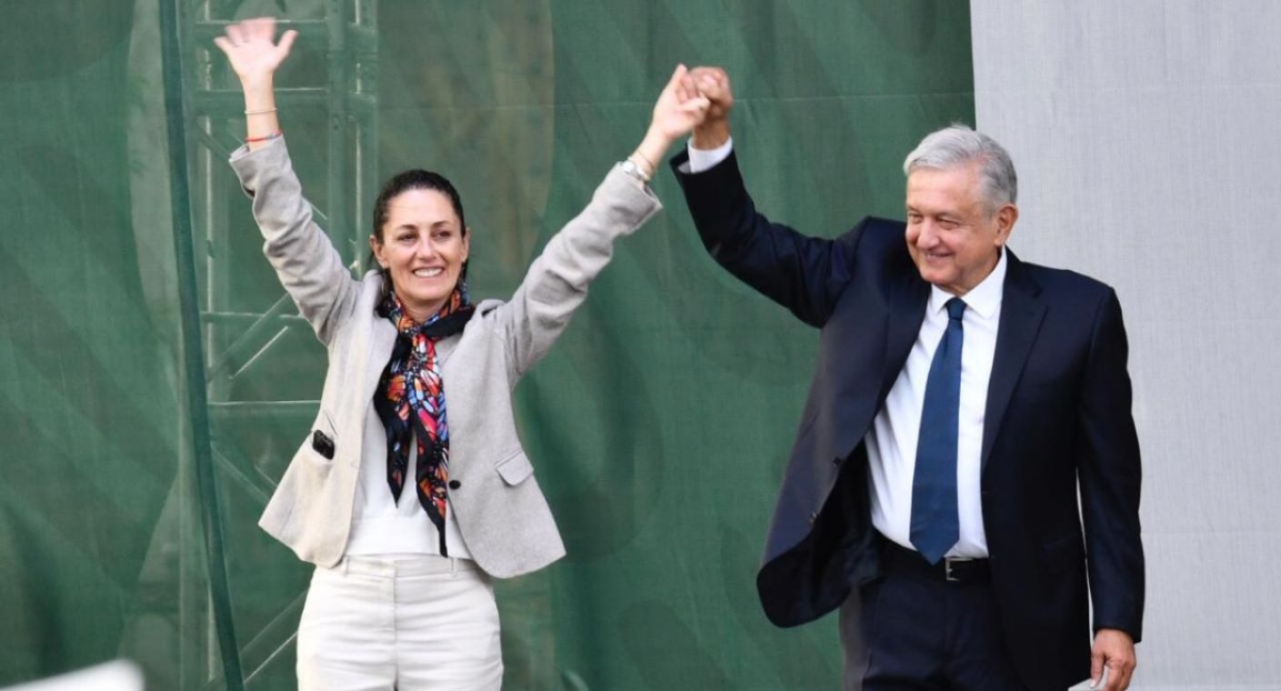 Llegan AMLO y Claudia Sheinbaum a Sonora este sábado