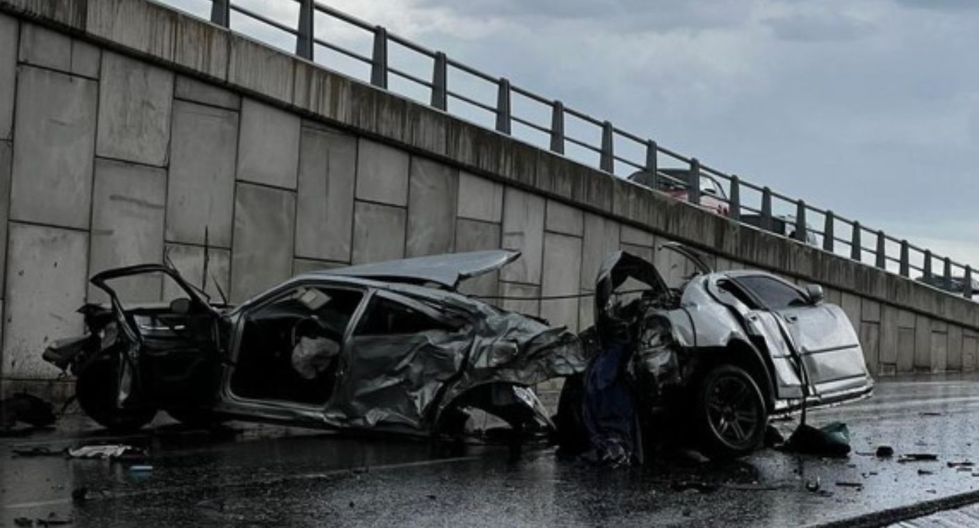 Fuerte accidente al sur de Nogales deja tres heridos y causa caos vial