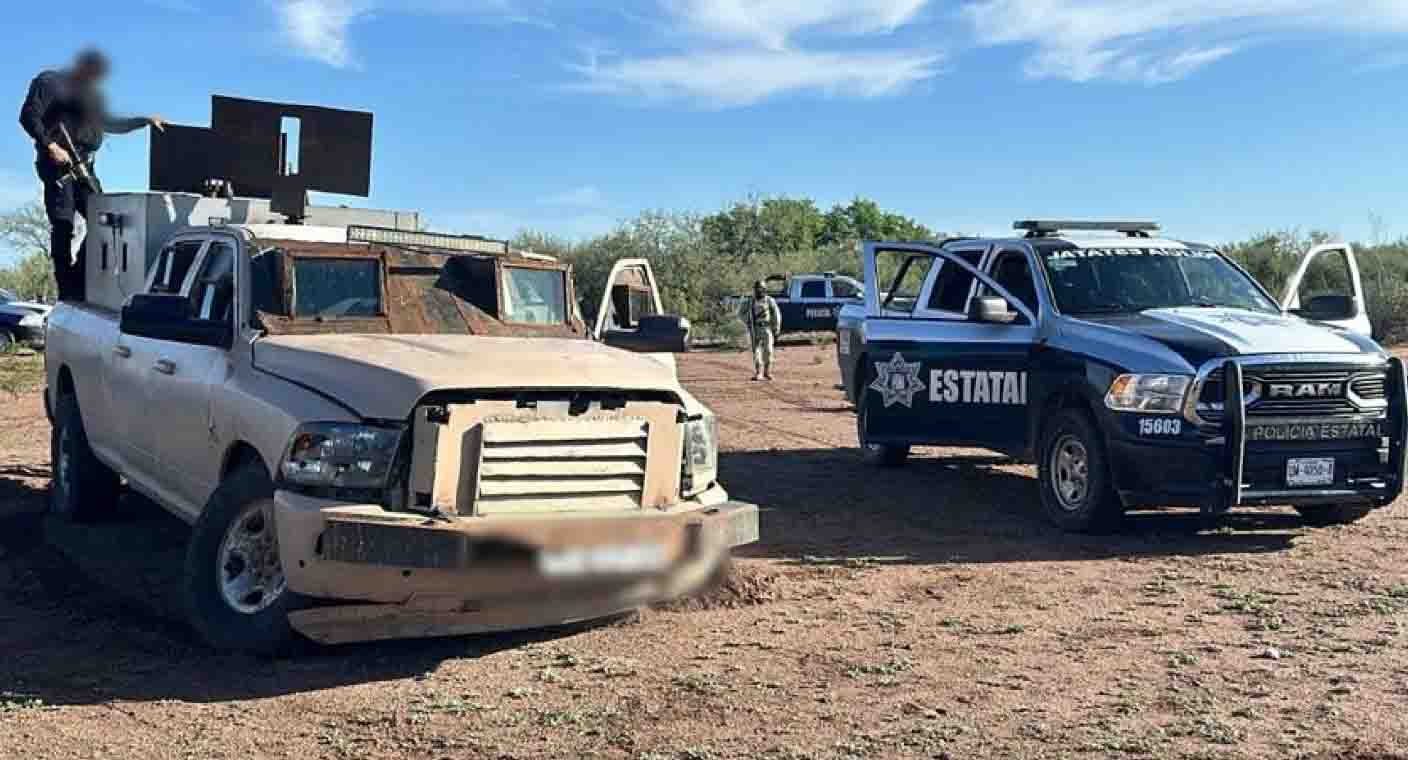Aseguran vehículos y casquillos en ejido El Claro, Santa Ana; no hay lesionados: SSP Sonora