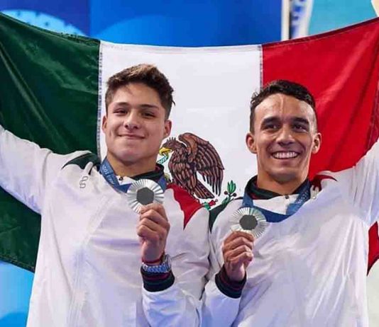 Logran mexicanos medalla de plata en clavados sincronizados de 3 metros en Juegos Olímpicos de París 2024