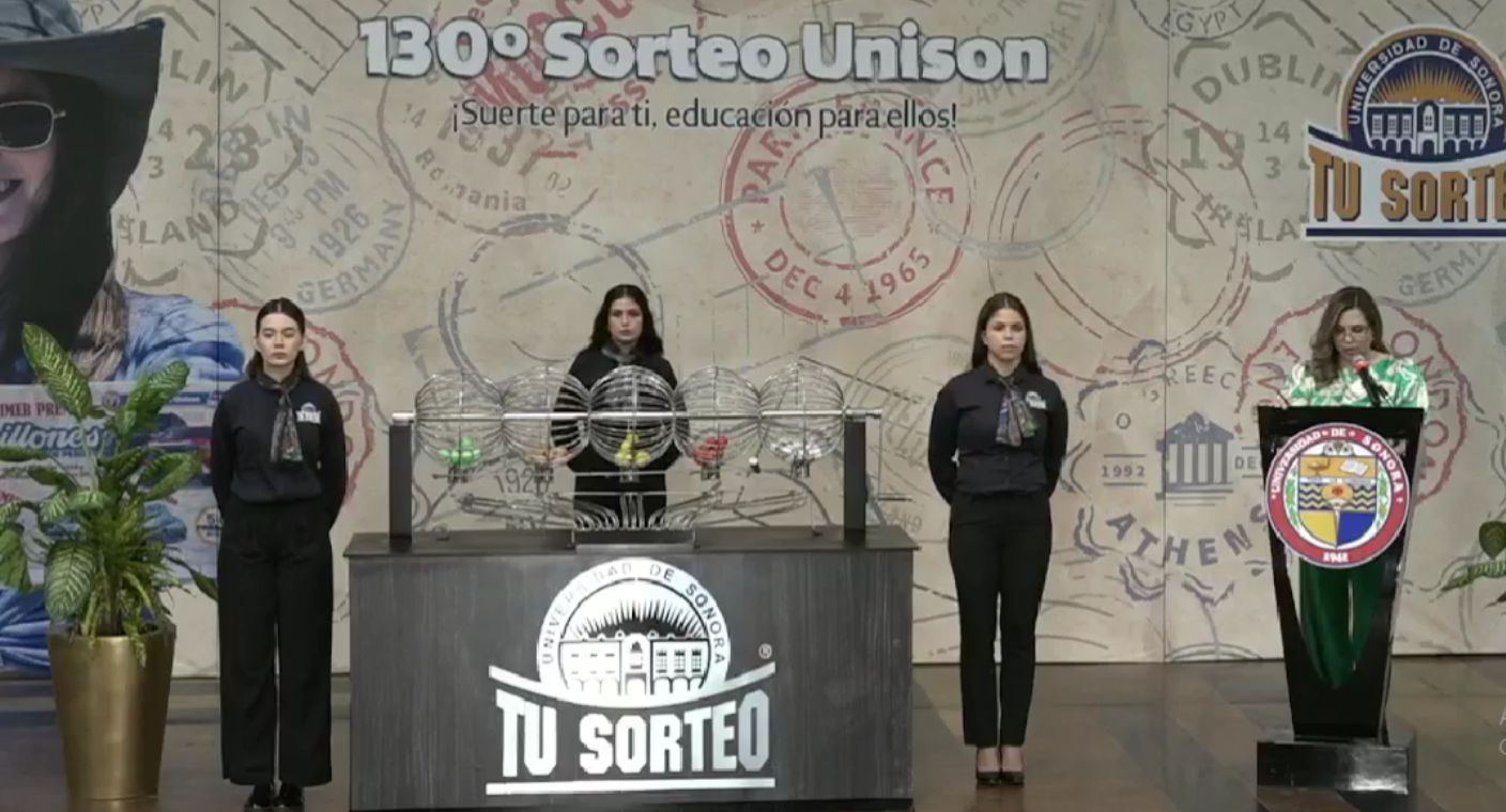 Premio mayor del 130 Sorteo de Unison cae en Hermosillo; estos son los ganadores
