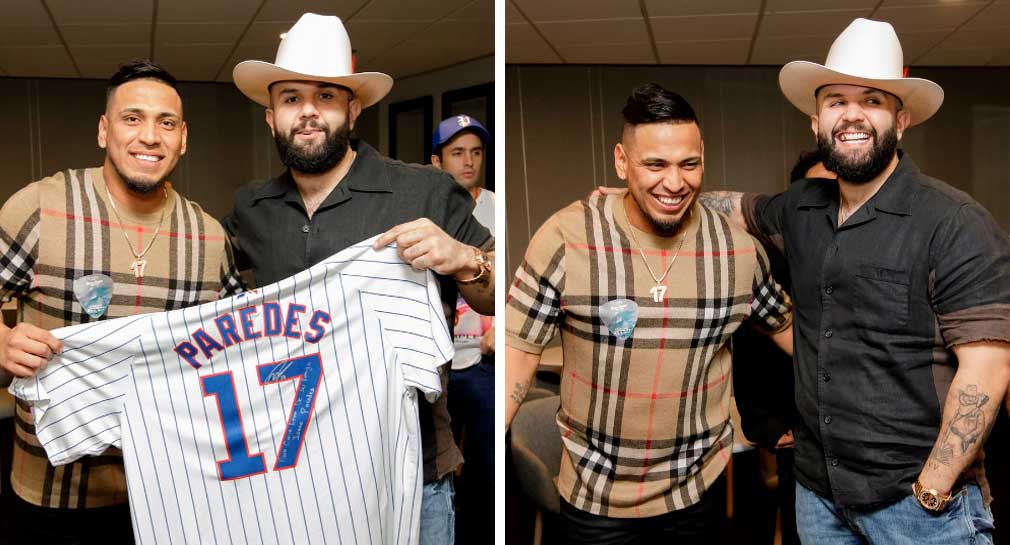¡El orgullo de la ‘H’ en Chicago! Carin León e Isaac Paredes se reúnen en el Boca Chueca Tour