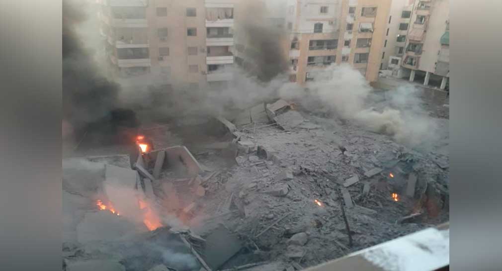 Israel bombardea cuartel general de Hezbollah en Beirut