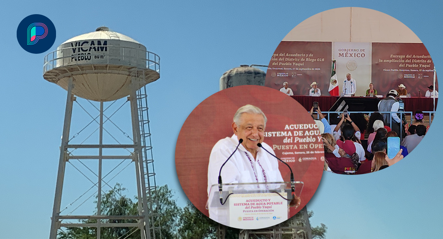 ‘Misión cumplida’, afirma AMLO sobre Plan de Justicia Yaqui en Sonora tras entrega de acueducto y distrito de riego