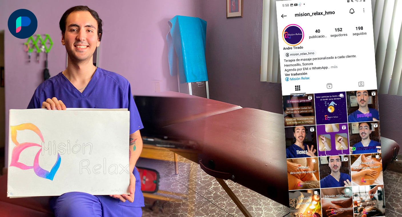 Misión Relax, un espacio creado por el fisioterapeuta André Tirado para aliviar el dolor y el estrés de las personas en Hermosillo