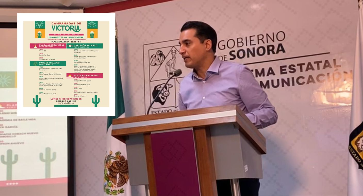 Grito de Independencia en Hermosillo: Esta es la cartelera de eventos para el 16 de septiembre