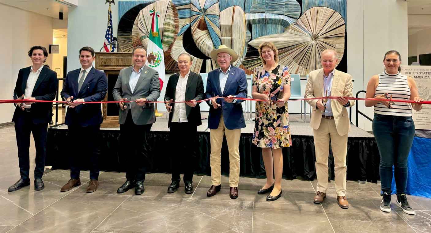 Inauguran Alfonso Durazo y embajador Ken Salazar nuevas instalaciones del Consulado de EEUU en Hermosillo