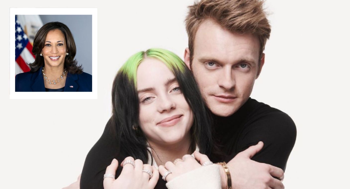 Anuncian Billie Eilish y Finneas su voto a favor de Kamala Harris para presidenta de EEUU