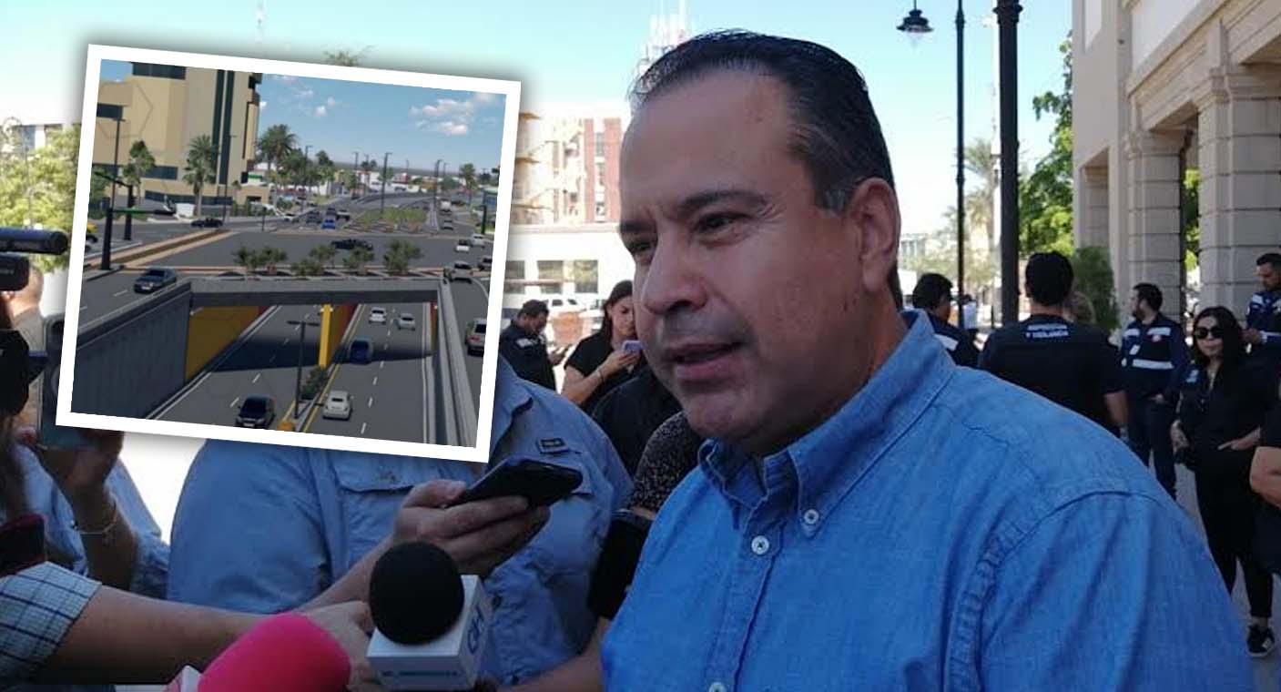 Nuevo puente desnivel en Hermosillo: Construcción en bulevares Colosio y Solidaridad iniciará en enero 2025, confirma ‘Toño’ Astiazarán