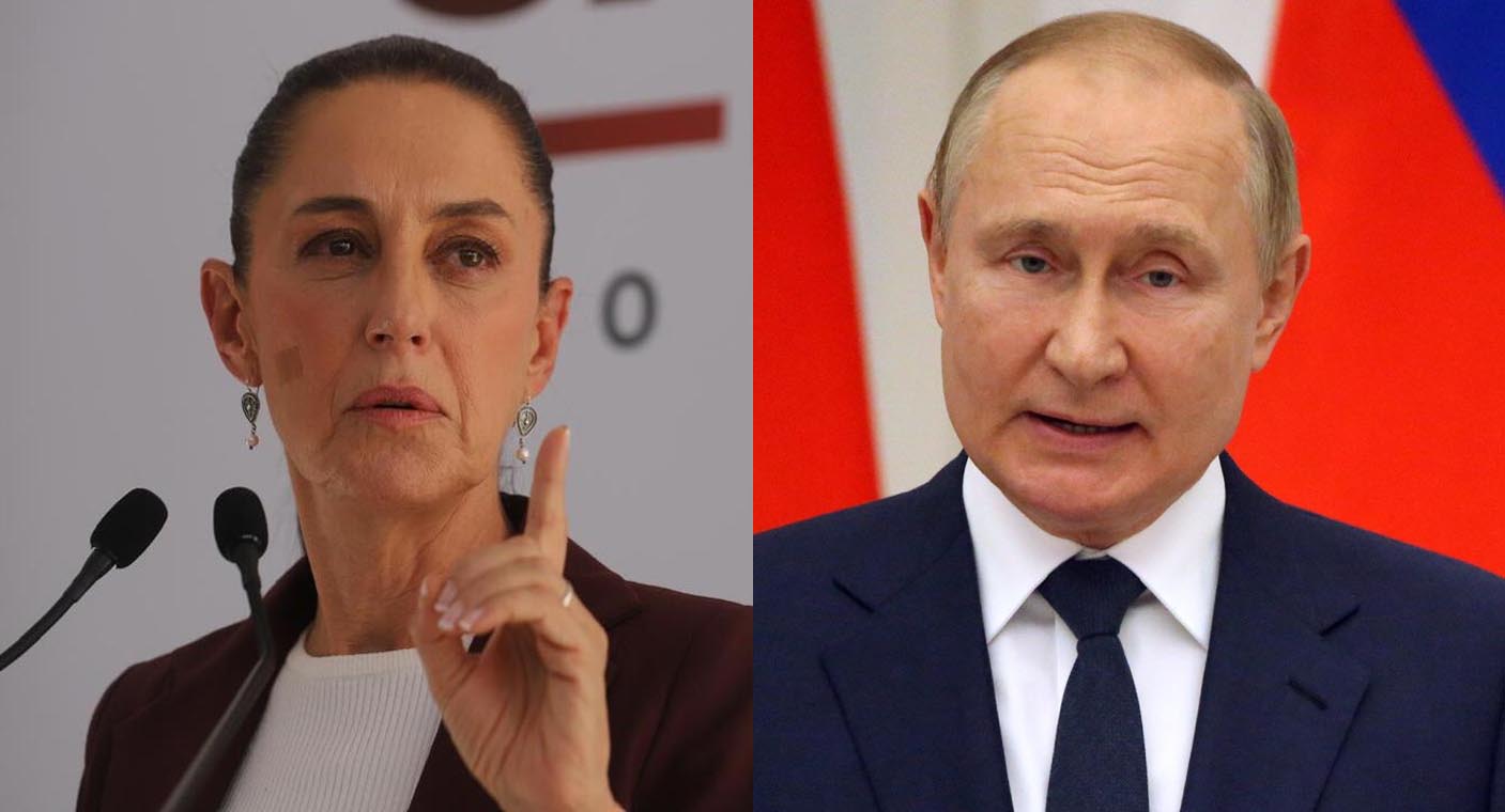 Vladimir Putin confirma que NO asistirá a toma de protesta de Claudia Sheinbaum