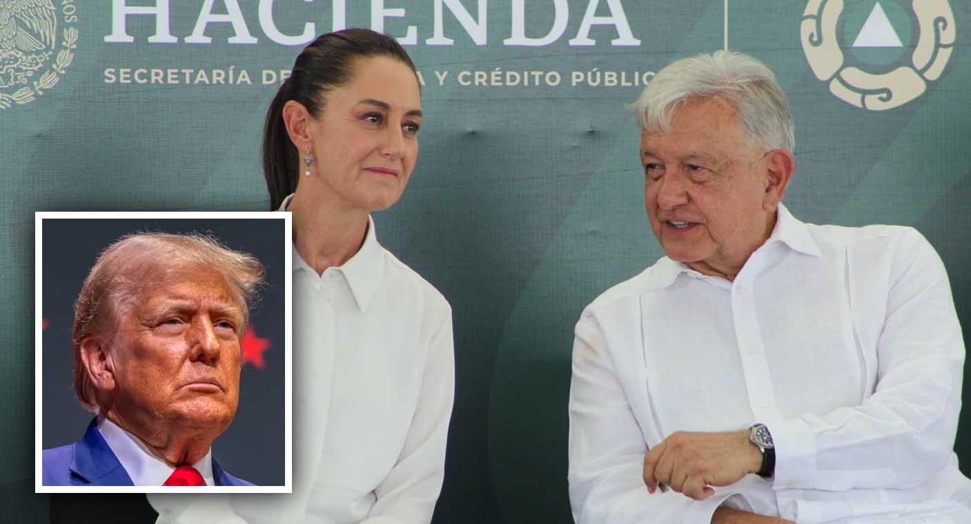 AMLO y Sheinbaum lamentan intento de ataque contra Donald Trump