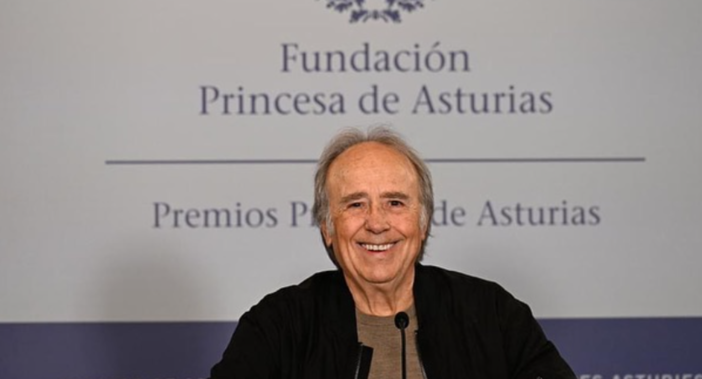 Galardonan en España a Manuel Serrat con premio 'Princesa de Asturias