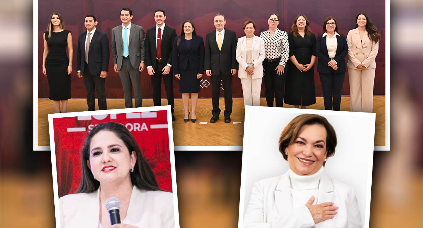 Reintegra Durazo a Célida López y María Dolores del Río a su gabinete y mueve piezas estratégicas