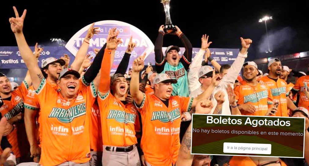 Se agotan en minutos boletos para juego inaugural de Naranjeros de Hermosillo vs. Yaquis de Ciudad Obregón