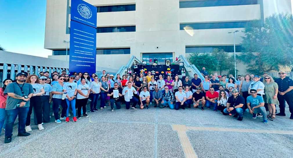 Exigen trabajadores del Poder Judicial renuncia de líder sindical en Sonora por no representar sus intereses