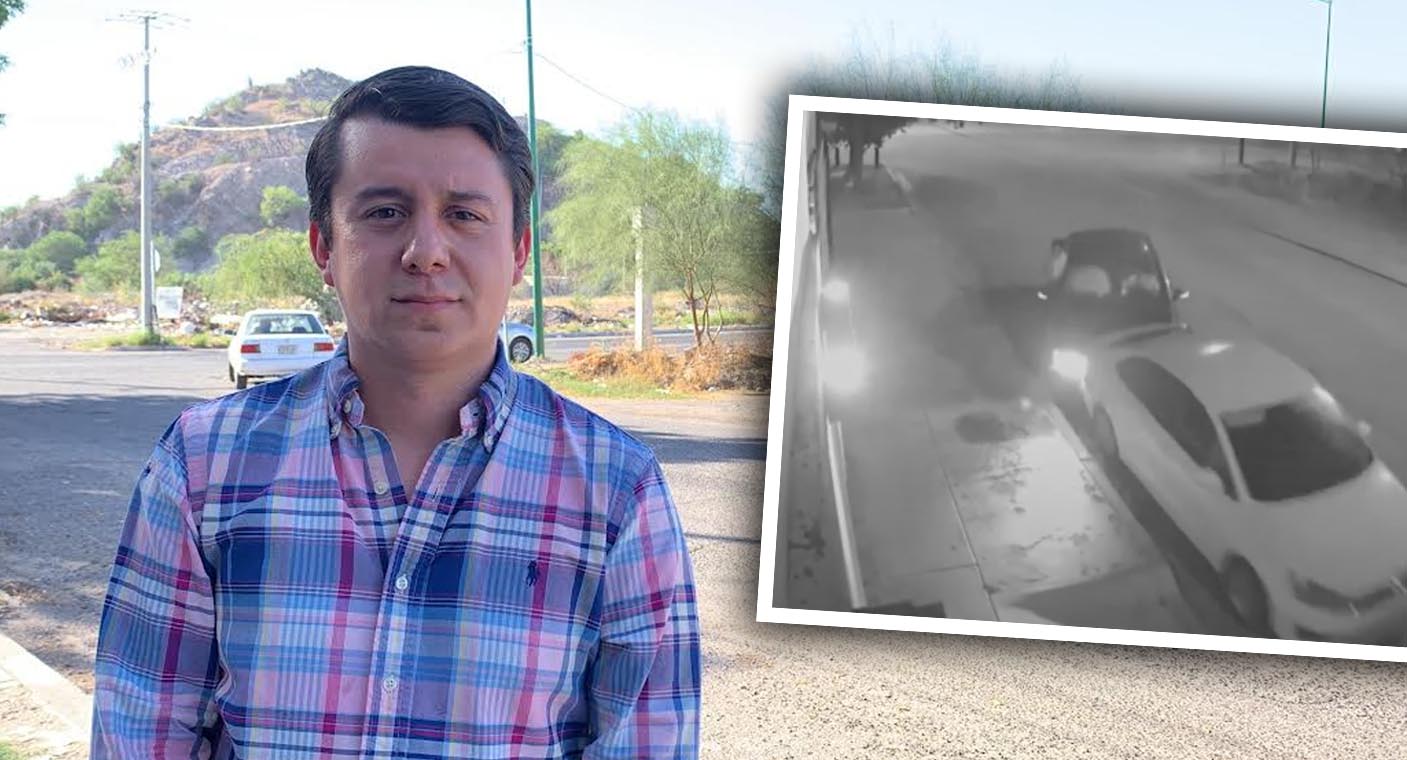 Le chocan su carro estacionado y responsables huyen en Hermosillo; ciudadano solicita ayuda para encontrarlos