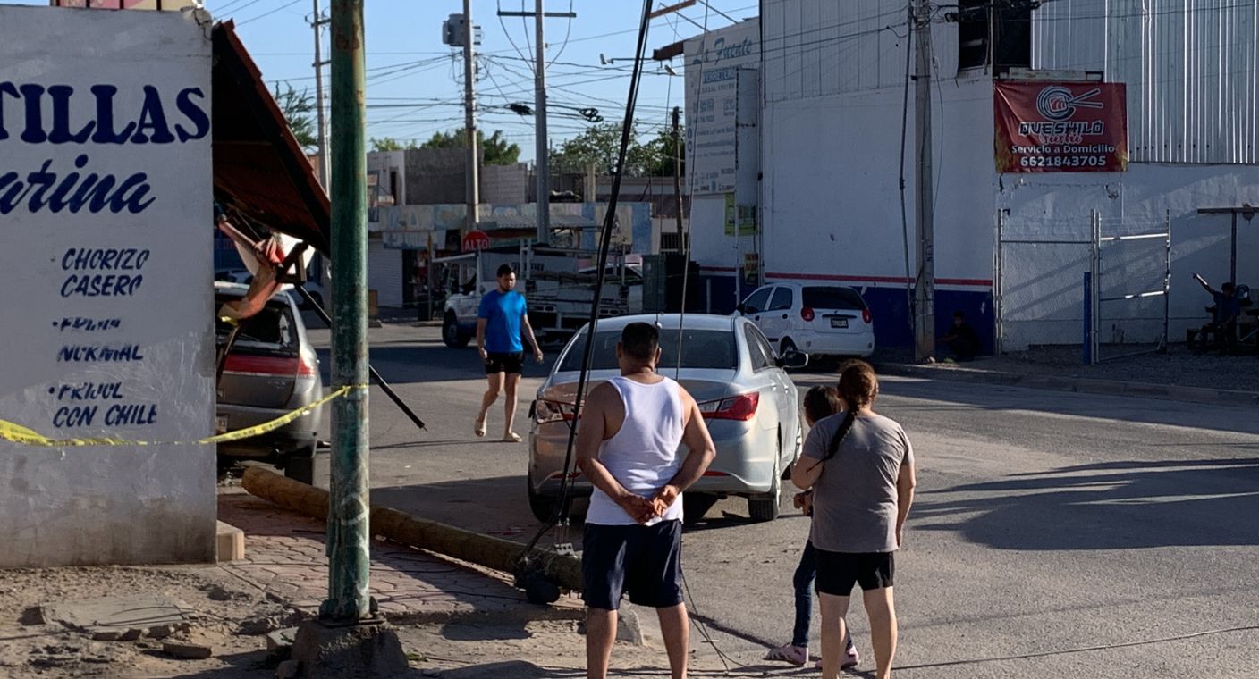 Choque múltiple al norte de Hermosillo deja 2 lesionados