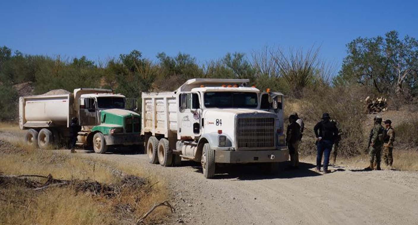 Por operar mina de oro ilegalmente en Sonora, detienen a 8 personas en Pitiquito