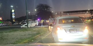 Fuerte choque deja a dos personas lesionadas al sur de Hermosillo