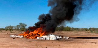 Destruye FGR más de una tonelada de metanfetamina, cocaína y marihuana en Hermosillo