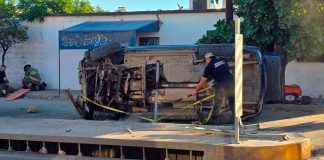Volcadura deja una persona lesionada al sur de Hermosillo