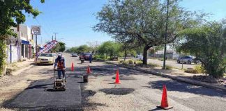 Continuarán jornadas de bacheo en diversos puntos de Hermosillo