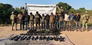 Enfrentamiento armado entre autoridades y presuntos integrantes del Cártel del Pacífico deja 13 detenidos en Sinaloa