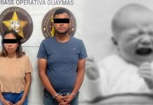 Vinculan a proceso a mujer por maltratar a bebé de meses en Guaymas; imputan a su pareja por grabar los hechos