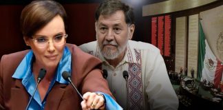 Lilly Téllez llama “idiota” y “payaso” a Fernández Noroña durante debate en el Senado: “¡Llora de verdad por Carlos Manzo!”