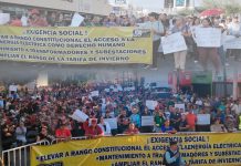 Protestan ciudadanos contra apagones de CFE y fallas en servicio de agua en Hermosillo