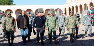 Harfuch anuncia estrategia de seguridad tras su visita a Uruapan; capacitarán policía municipal