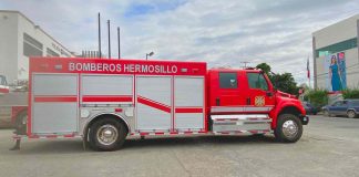 Realizan entrega operativa de nuevos camiones para Departamento de Bomberos de Hermosillo