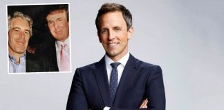 Exige Trump a NBC despido del comediante Seth Meyers tras chistes sobre sus vínculos con Epstein