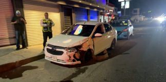 Corte de circulación provoca choque con tres lesionados al norte de Hermosillo