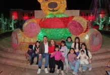 Llega la Navidad a Cajeme: familias disfrutan encendido del Árbol e iluminación de Plaza Municipal