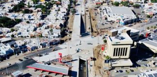 Puente a desnivel Colosio–Solidaridad alcanza hasta 87% de avance en Hermosillo